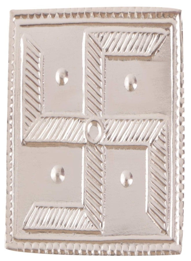 Osasbazaar Pure Silver Swastik for Puja, Temple at Home, Workplace and Gifting - 97%-99% Pure, Silver Color, Set of 4 - Image 3